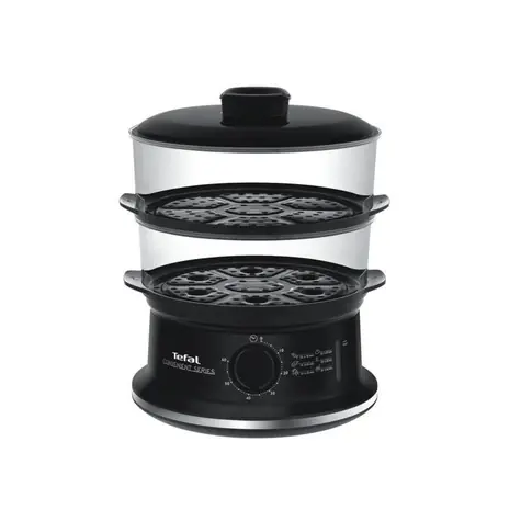 Tefal VC 1401 Parní hrnec / 900 W / 2 nádoby / černá