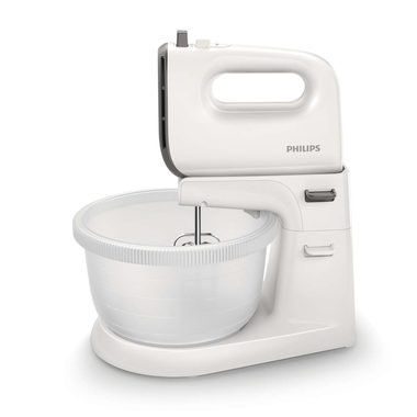 Philips Viva Collection HR3745-00 Bílá / Stolní mixér / 450W / 3l / 5 rychlostí / Turbo