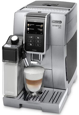 DeLonghi Dinamica Plus ECAM 370.95.S stříbrná / automatický kávovar / 1450 W / 19 bar / 1.8 l / zásobník 300 g