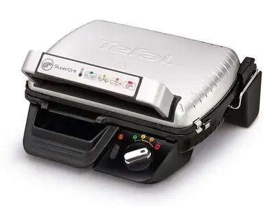 Tefal GC450B32 / elektrický gril / 2000 W / nerez / černá