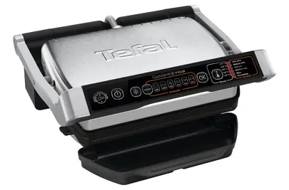 Tefal GC706D34 / elektrický gril / 2000 W / nerez / černá