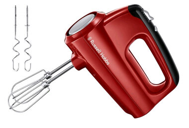 Russell Hobbs Desire 24670-56 červená / Ruční mixér / 350 W / 5 rychlostí / šlehací & hnětací nástavce 