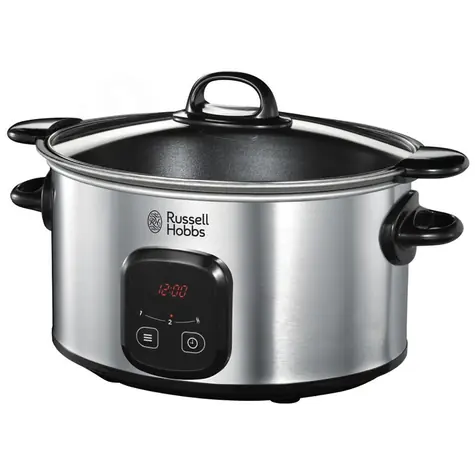 Russell Hobbs Maxicook 22750-56 / pomalý hrnec / 200 W / 6L / 3 teploty / nerez