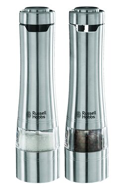 Russell Hobbs Classics 23460-56 / Mlýnky na sůl a pepř / na 4x AA baterie / nerez