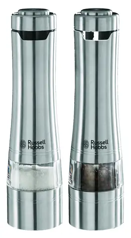 Russell Hobbs Classics 23460-56 / Mlýnky na sůl a pepř / na 4x AA baterie / nerez
