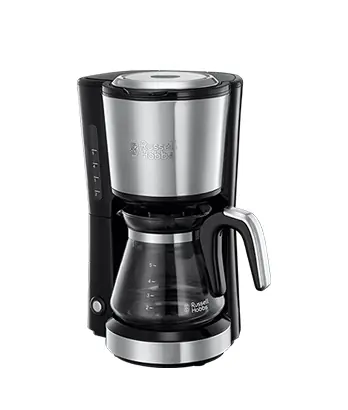 Russell Hobbs Compact Home 24210-56 / kávovar na překapávanou kávu / 0.74L konvice / černo-stříbrná