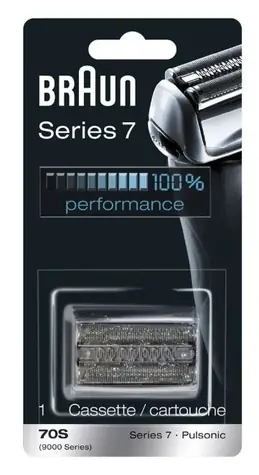 Braun CombiPack Series 7 70S / náhradní břit + folie / pro strojky Series 7
