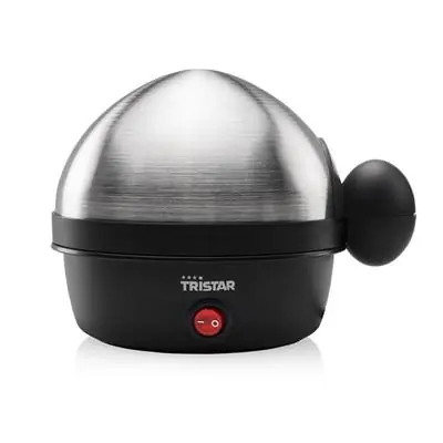 Tristar EK-3076 / vařič vajec / 350 W / až 7 vajec / nerez / černá / doprodej