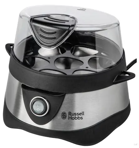 Russell Hobbs Stylo 14048-56 černá / Vařič vajec / 365 W / až 7 vajec / nerez