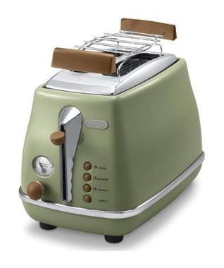 DeLonghi CTOV 2103.GR Icona Vintage / topinkovač / 900 W / 4 funkce / zelená