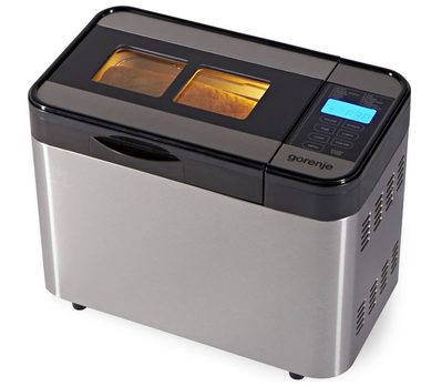 Gorenje BM1400E stříbrná / domácí pekárna / 815 W / max. velikost chleba 1.4 kg / 12 programů