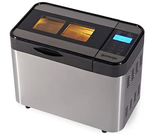 Gorenje BM1400E stříbrná / domácí pekárna / 815 W / max. velikost chleba 1.4 kg / 12 programů