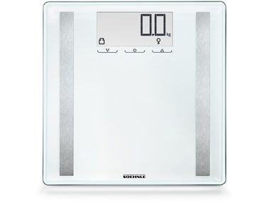 Soehnle Shape Sense Control 200 stříbrná / osobní váha / LCD displej / váha & voda & tuk / max 180kg 