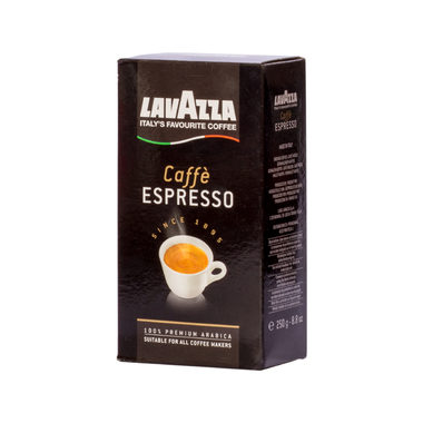 LAVAZZA Espresso 250 g / Mletá káva / 100% Arabica / Vakuové balení