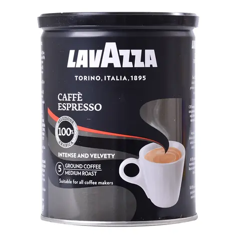 LAVAZZA Espresso 250 g / Mletá káva / 100% Arabica / Plechovka