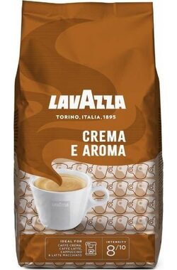 LAVAZZA Crema e Aroma 1 kg / Zrnková káva / 50% Robusta & 50% Arabica