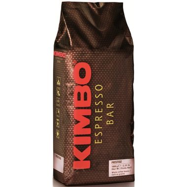 Kimbo Espresso Bar Prestige 1 kg / Zrnková káva / 20% Robusta & 80% Arabica / Vakuové balení