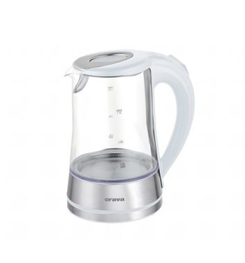 Orava VK-4017 W / Rychlovarná konvice / 2200W / 1.7 L / nerez / bílá