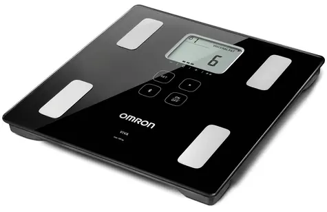 OMRON Viva BF-222T černá / Osobní váha s monitorem stavby těla / BT / Android & iOS / nosnost 150kg