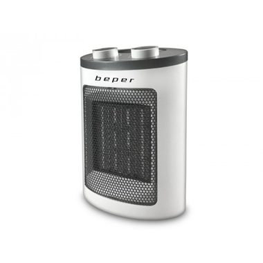 BEPER RI-080 bílá / Kompaktní teplovzdušný ventilátor / 1500W / termostat / pojistka proti přehřátí