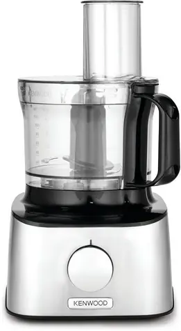 Kenwood Multipro Compact FDM301SS stříbrná / Kuchyňský robot / 800W / 2.1 L / 2 rychlosti / pulsní spínač