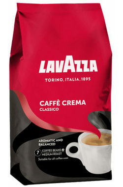 LAVAZZA Crema Classico 1 kg / Zrnková káva / 30% Robusta & 70% Arabica 