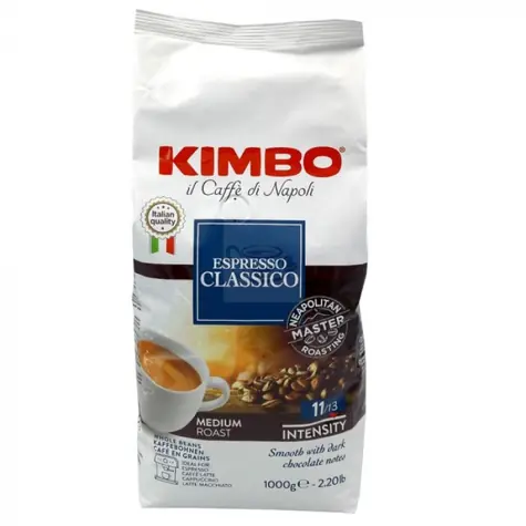 Kimbo Espresso Classico 1 kg / Zrnková káva / 70% Arabica & 30% Robusta