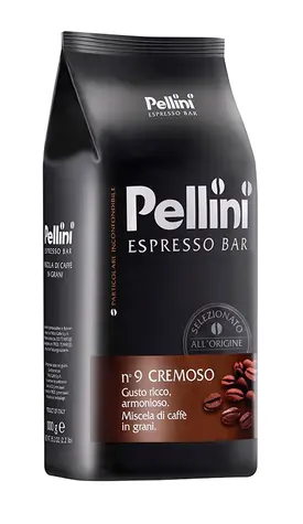 Pellini Espresso Bar Cremoso 1 kg / Zrnková káva / 80% Arabica & 20% Robusta
