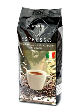 Rioba Silver 1 kg / Zrnková káva / 55% Arabica & 45% Robusta