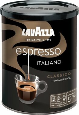 LAVAZZA Espresso 250 g / Mletá káva / 100% Arabica / Plechovka