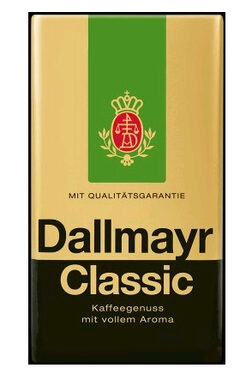 Dallmayr Classic (mletá) 500 g / Mletá káva / 100% Arabica / Vakuové balení