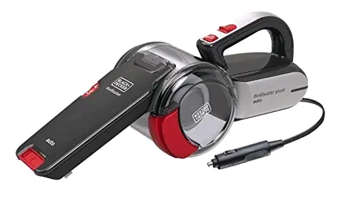 Black&Decker Pivot PV1200AV-XJ černá-červená / Autovysavač 12V / 0.44 l / 1060 l-min / kabel 5 m