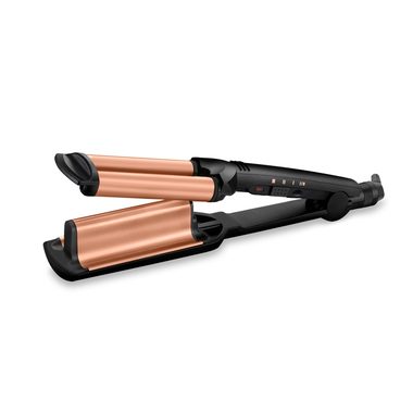 BaByliss W2447E Deep Waves černá / Kulma na vlasy / 3 teploty / 160 - 200°C / keramika / 2.5 m