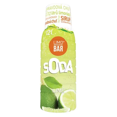 LIMO BAR Limetka 500 ml / Sirup / až 12 l nápoje