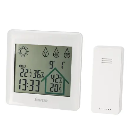 Hama Action bílá / elektronická meteostanice