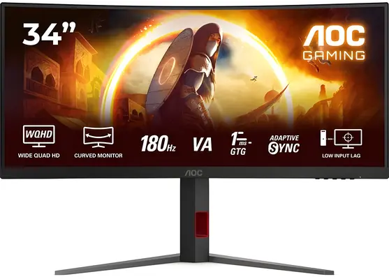 34" AOC CU34G4 černá