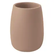Spirella SVEN kelímek na kartáčky matně cappuccino / polyresin