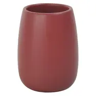 Spirella SVEN kelímek na zubní kartáčky bordó / Kelímek na kartáčky / Polyresin