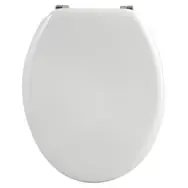 MSV CLEO WC prkénko bílé / MDF / Nerezové panty / 56 × 360 × 450 mm