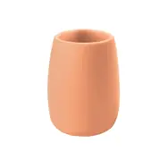 Spirella SVEN broskvová / Kelímek na kartáčky / Polyresin