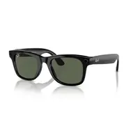 Meta Ray-Ban Gen1 Wayfarer Shiny Black G15 Green (Large)