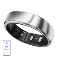 RingConn Air Gen 2 Smart Ring vel. 9 galaxy silver / chytrý prsten / titanová ocel / BT 5.0 / IP68
