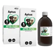 Aptus Apto-Flex sirup 2 x 500 ml / Kloubní výživa pro psy a kočky / EXP 05/28