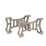 Tractive TRDOG6CBR2 Gumové upevňovací spony pro GPS DOG 6 (2ks) hnědá