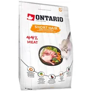 Ontario Cat Shorthair 2kg / Granule pro dospělé krátkosrsté kočky 
