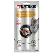 Ontario Stick for cat Tyčinka kuře a kachna 3x5g