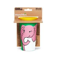 Munchkin - Juniorský hrneček WildLove 360° s oušky 177 ml - slon / od 6 měsíců