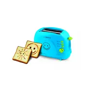 Esperanza EKT003B SMILEY multifunkční topinkovač 3v1 modrá / 750 W / 7 stupňů opékání