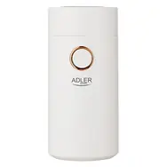 Adler AD 4446wg bílá / Mlýnek na kávu / zásobník 75g / 150 W 