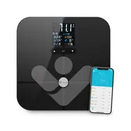 TrueLife FitScale W7 BT černá diagnostická osobní váha / bluetooth / displej / 4x AAA baterie  / doprodej